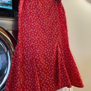 Retro fit and flare skirt